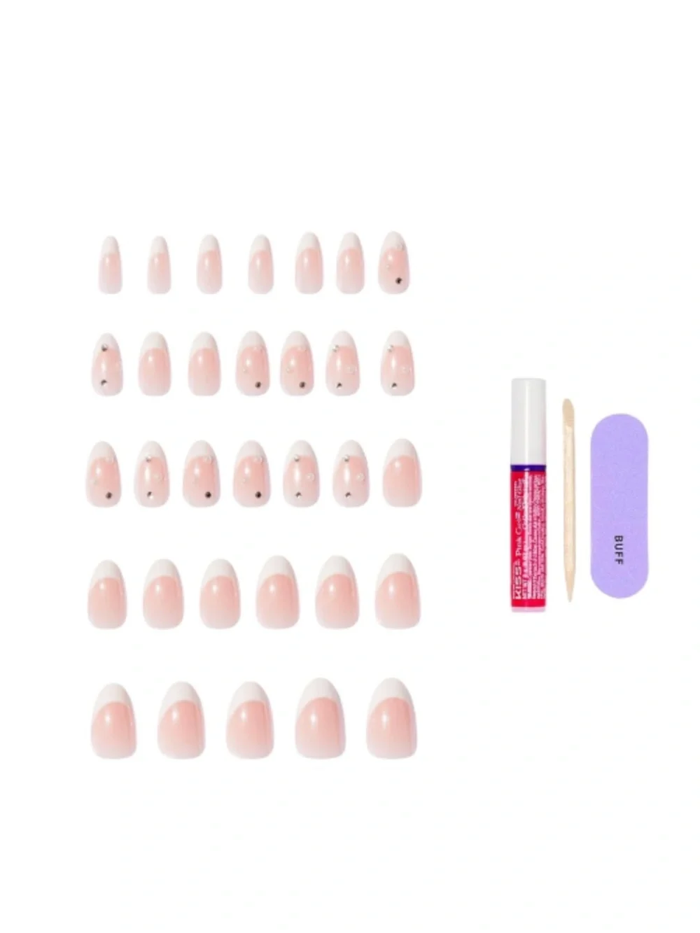 Kiss GLAM 3D & Jeweled Press-On Nails 'Serendipity Awaits'
